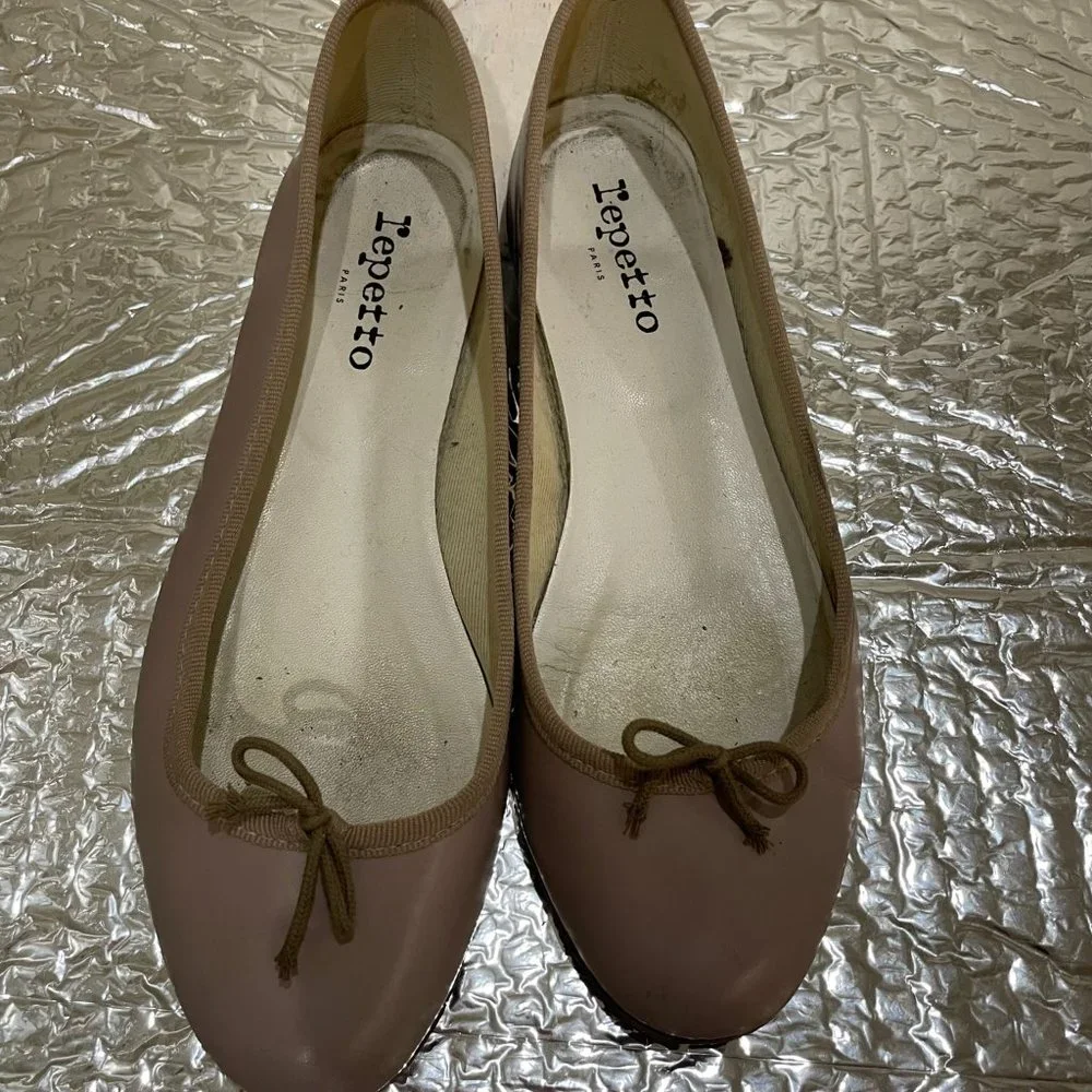 Repetto Mauve Pink Ballet Flats - Picture 2 of 7